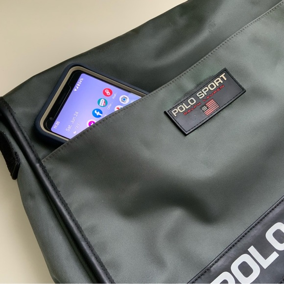 RALPH LAUREN POLO SPORT BAG Messenger Shoulder/Crossbody - Picture 2 of 8